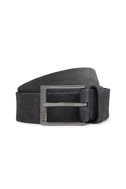 Boss Black Elloy Leather Belt Dark Blue