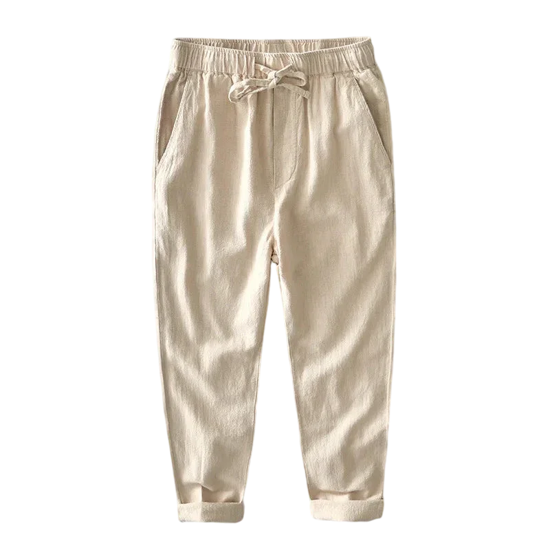 Men's Linen Trousers Filo - Pure