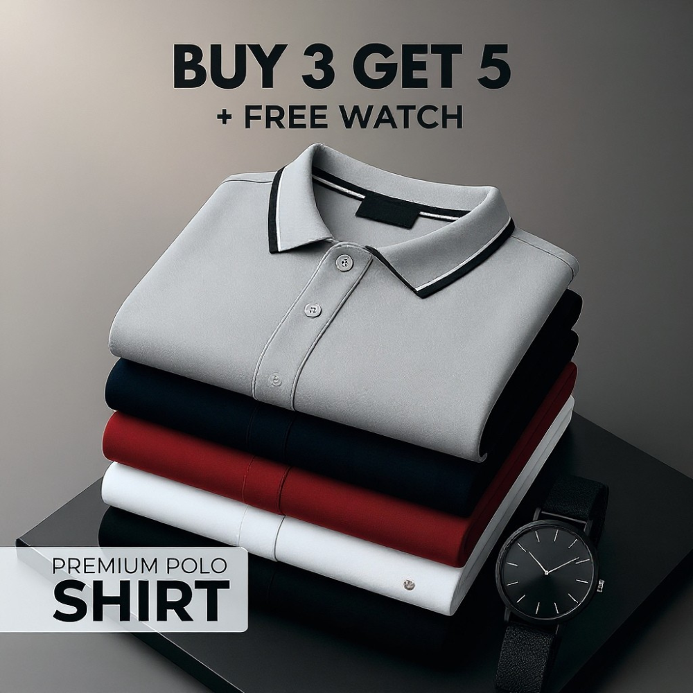 Essential 5-Polo Set [Buy 3, Get 5]