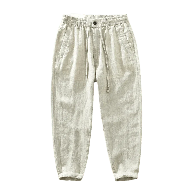 Men's Linen Trousers Elegio - Pure