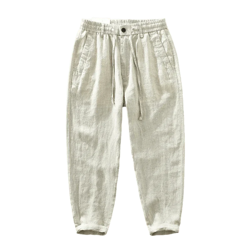 Men's Linen Trousers Elegio - Pure